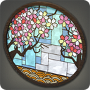 Far Eastern Stained Crystal Roundel
