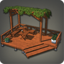 Ivy-canopied Deck
