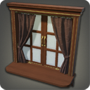 Imitation Curtained Window