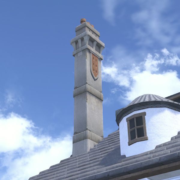 Riviera Stone Chimney