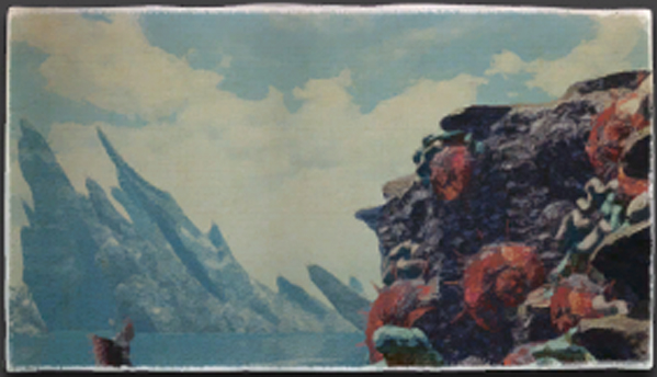 Sahagin Landbase Oil Painting