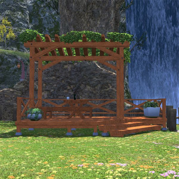 Ivy-canopied Deck