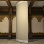 Curved Marble Partition