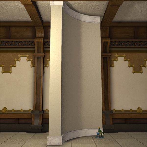 Curved Marble Partition