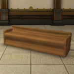 Rustic Log Bench