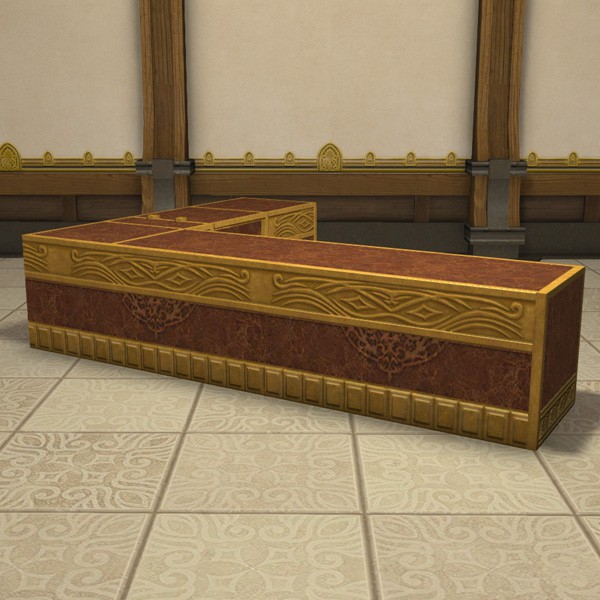 Gold Saucer Corner Counter