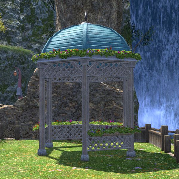 Flower-wreathed Gazebo