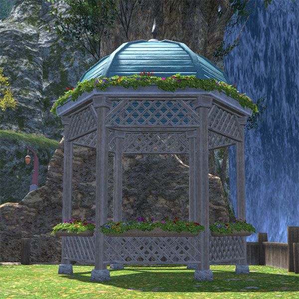 Flower-wreathed Gazebo
