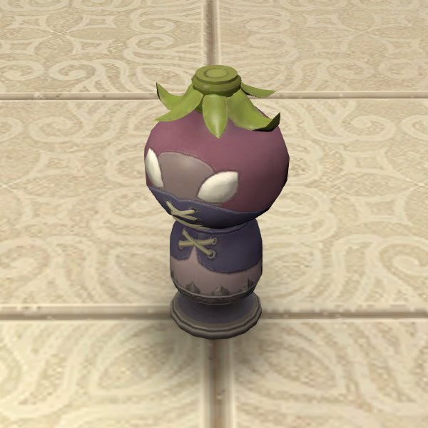 Eggplant Knight Flower Vase