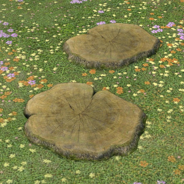 Straight Stepping Stumps