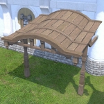 Oasis Wooden Awning