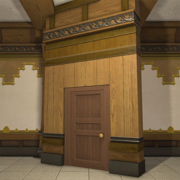 Mahogany Partition Door