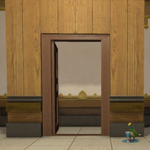 Mahogany Partition Door