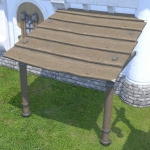 Riviera Wooden Awning