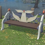 Carbuncle Garden Bench