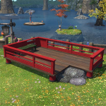 Oriental Wooden Deck