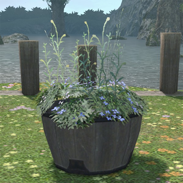 Low Barrel Planter