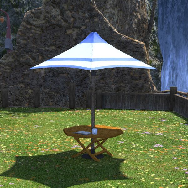 Island Parasol Table
